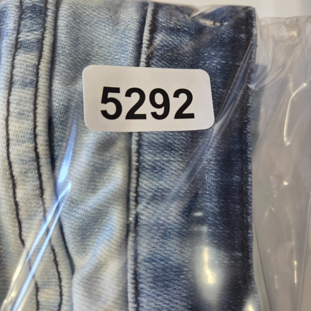 Kancan Signature Jeans Womens 28 Blue Boyfriend Cropped Mid Rise Acid Wash Denim - Picture 9 of 9